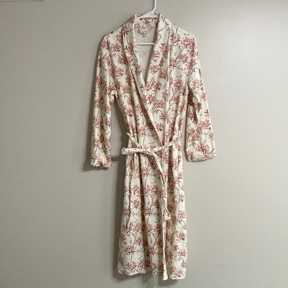 Garnet Hill 100% Organic Cotton Robe